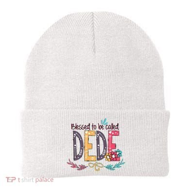 Blessed To Be Called Dede Colorful Grandma Beanie