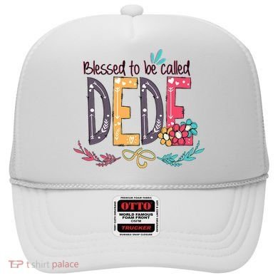 Blessed To Be Called Dede Colorful Grandma Hat