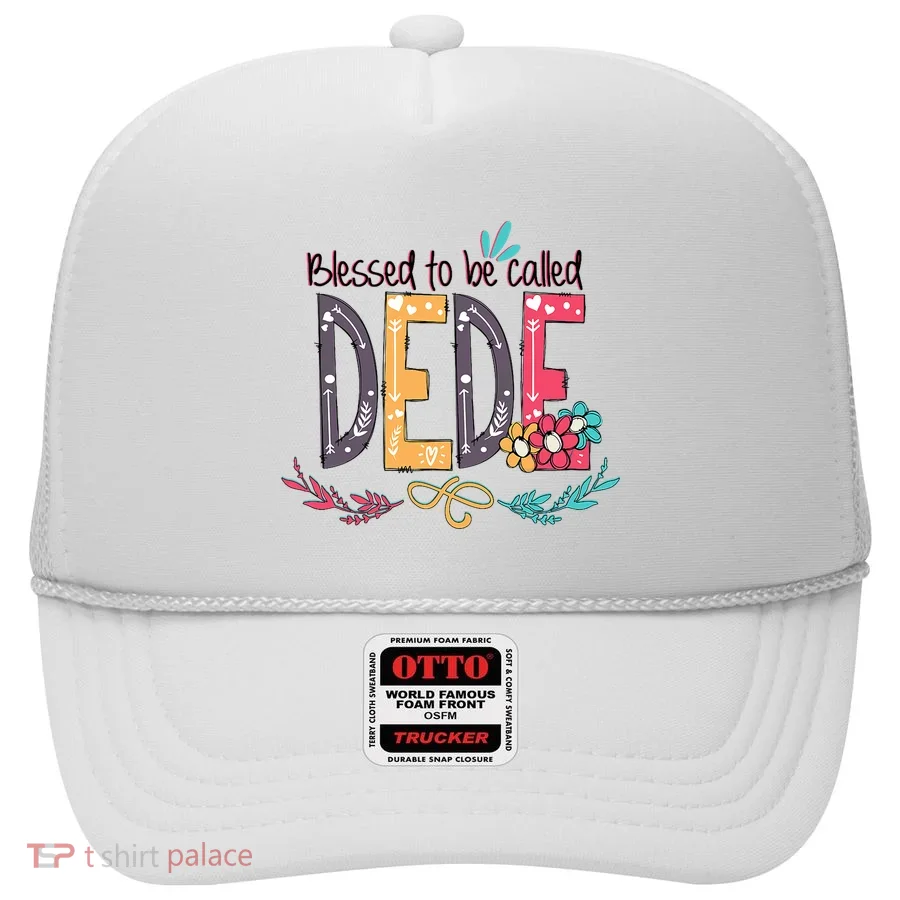 Blessed To Be Called Dede Colorful Grandma Hat