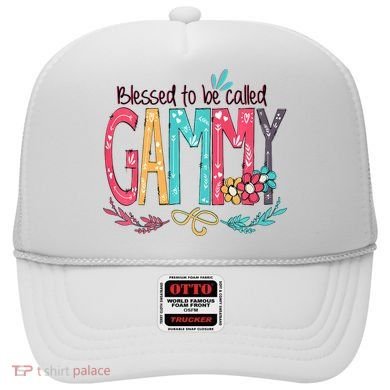 Blessed To Be Called Gammy Colorful Grandma Hat