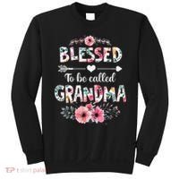 Blessed to be called Grandma Funny Grandma Mothers Day Sweatshirt thumb 0