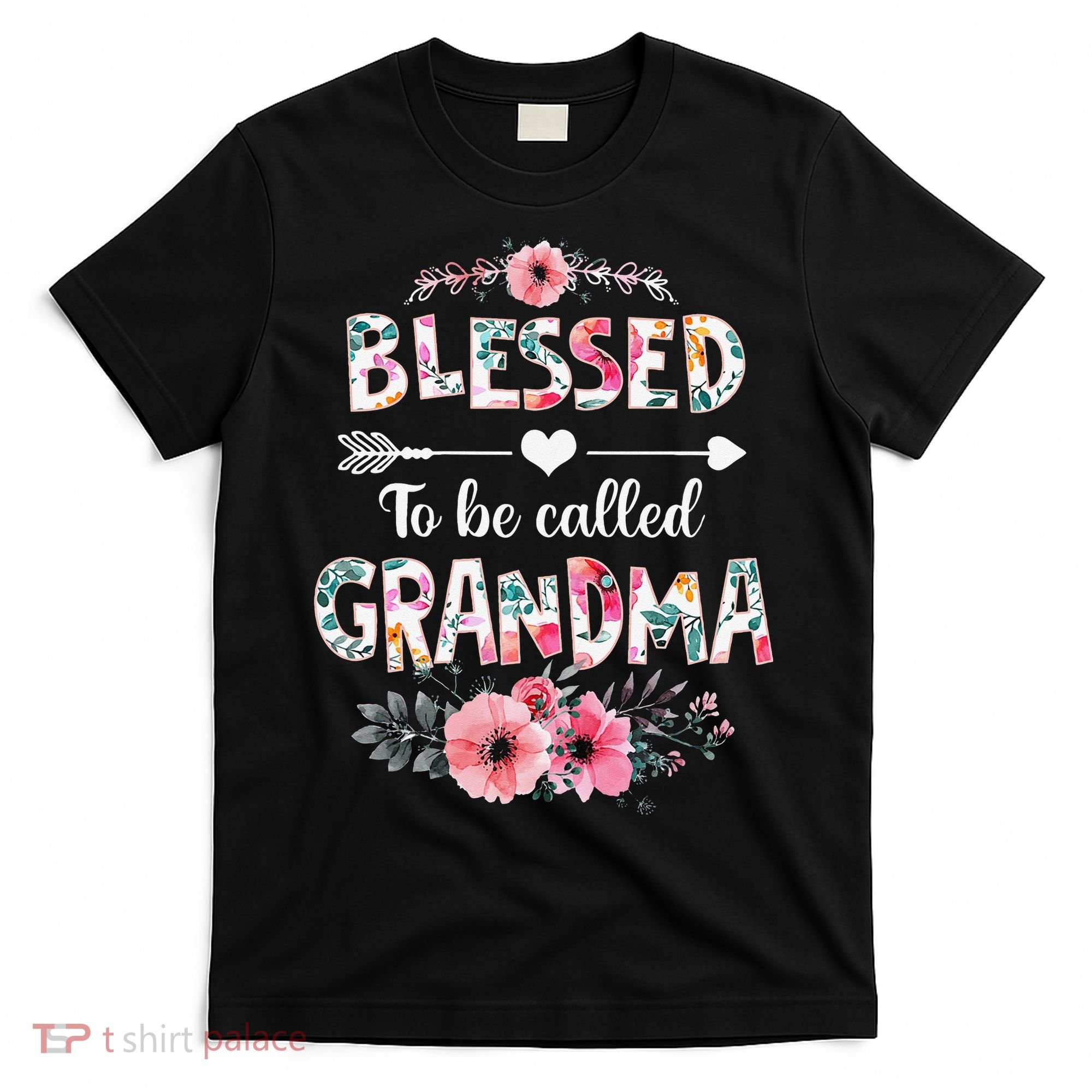 Blessed to be called Grandma Funny Grandma Mothers Day T-Shirt
