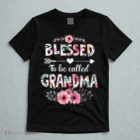 Blessed to be called Grandma Funny Grandma Mothers Day T-Shirt thumb 5