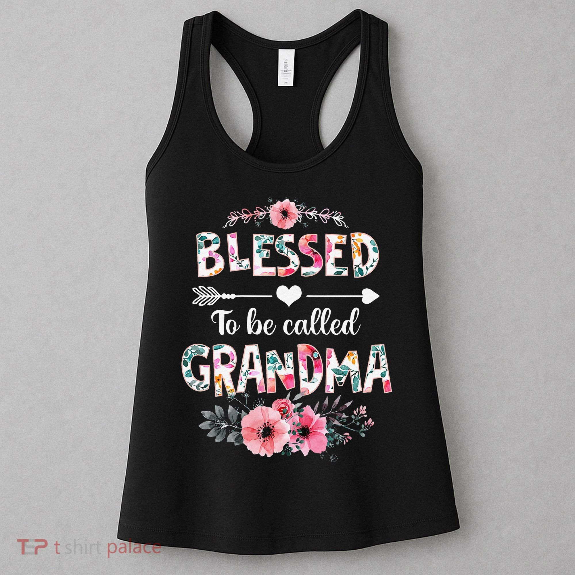 Blessed to be called Grandma Funny Grandma Mothers Day Women's Tank Top