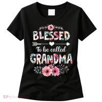 Blessed to be called Grandma Funny Grandma Mothers Day Women's T-Shirt thumb 0