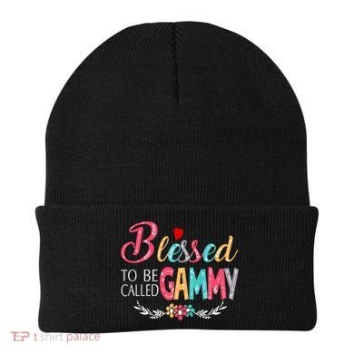 Blessed To Be Called Gammy Colorful Art Beanie