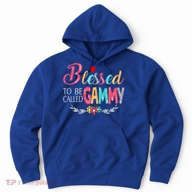 Blessed To Be Called Gammy Colorful Art Hoodie