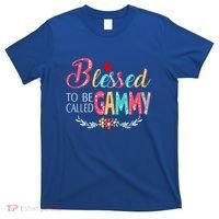 Blessed To Be Called Gammy Colorful Art T-Shirt thumb 0