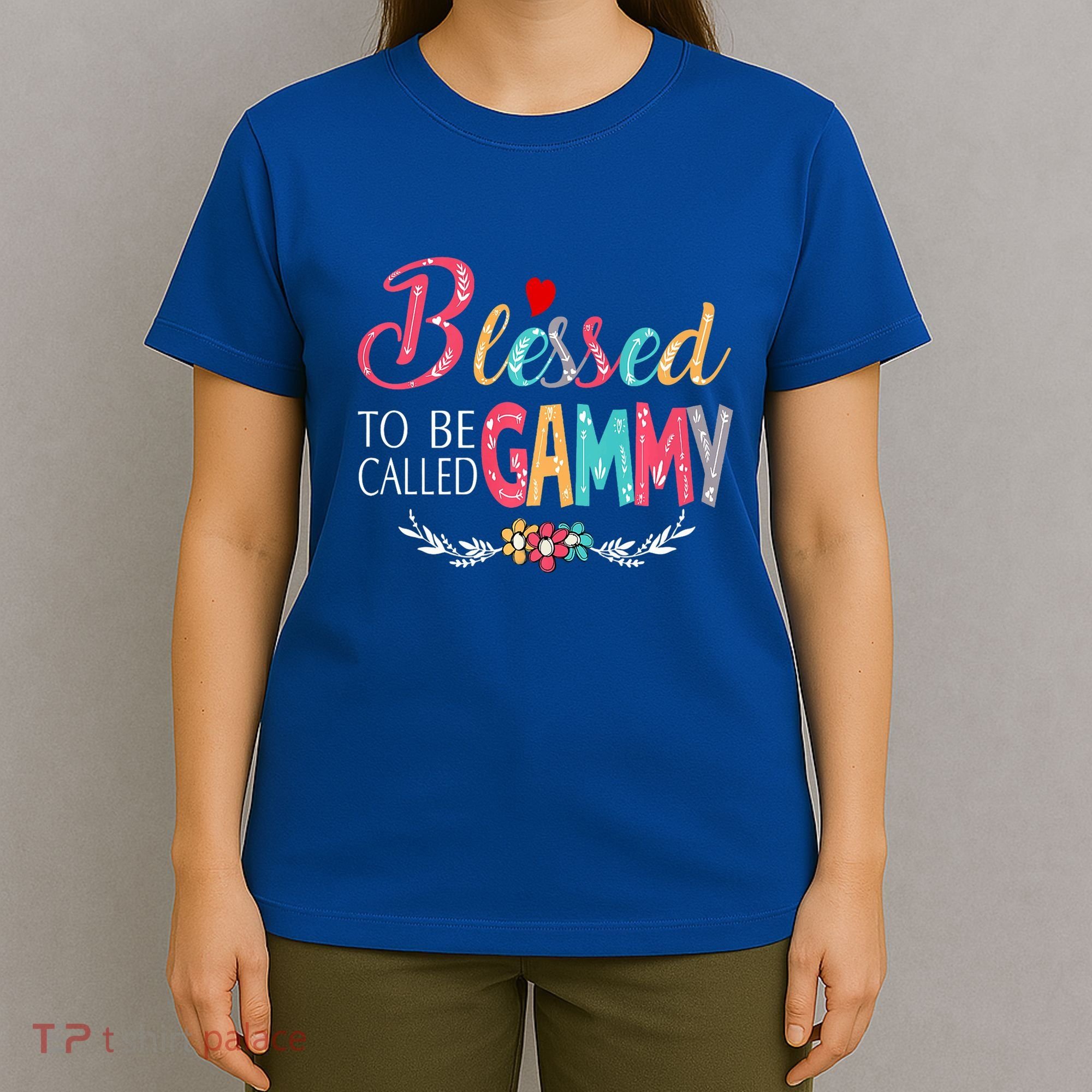 Blessed To Be Called Gammy Colorful Art T-Shirt