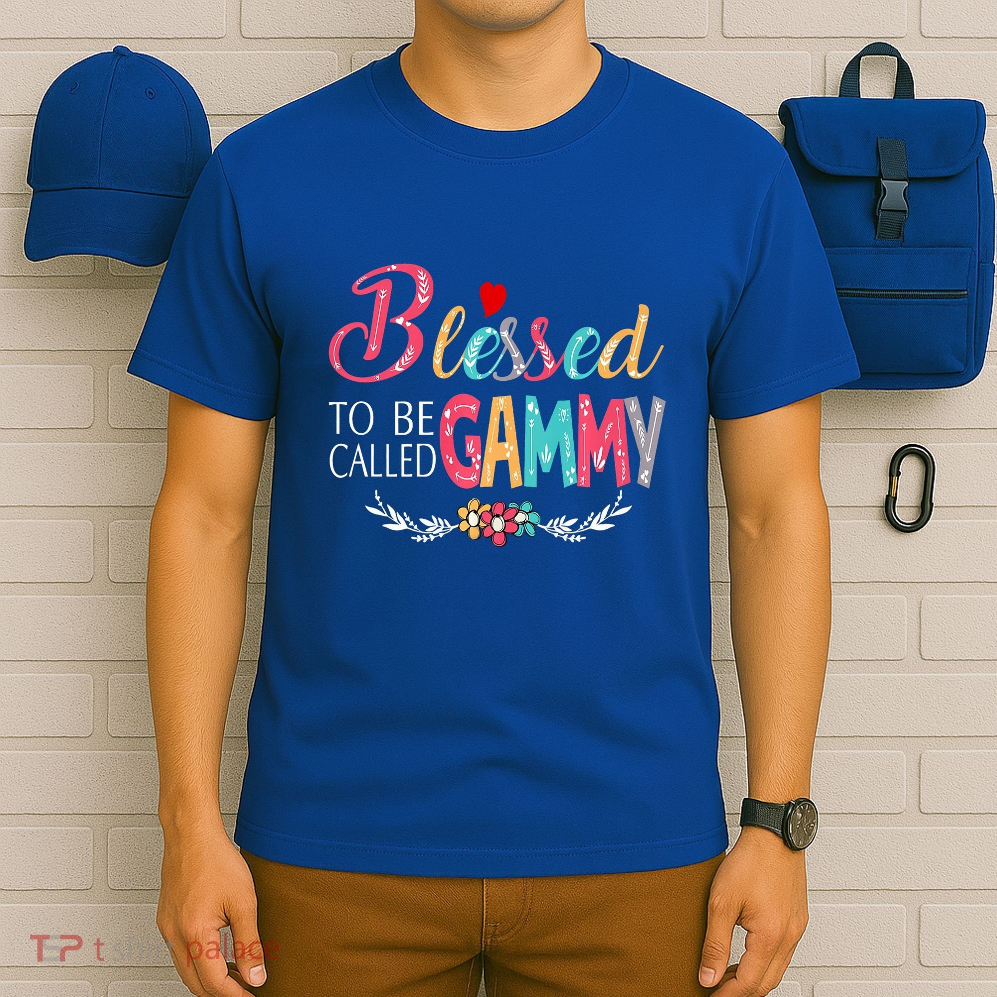 Blessed To Be Called Gammy Colorful Art T-Shirt
