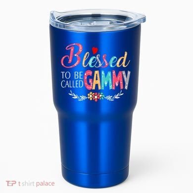 Blessed To Be Called Gammy Colorful Art Tumbler