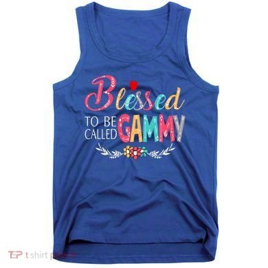 Blessed To Be Called Gammy Colorful Art Tank Top