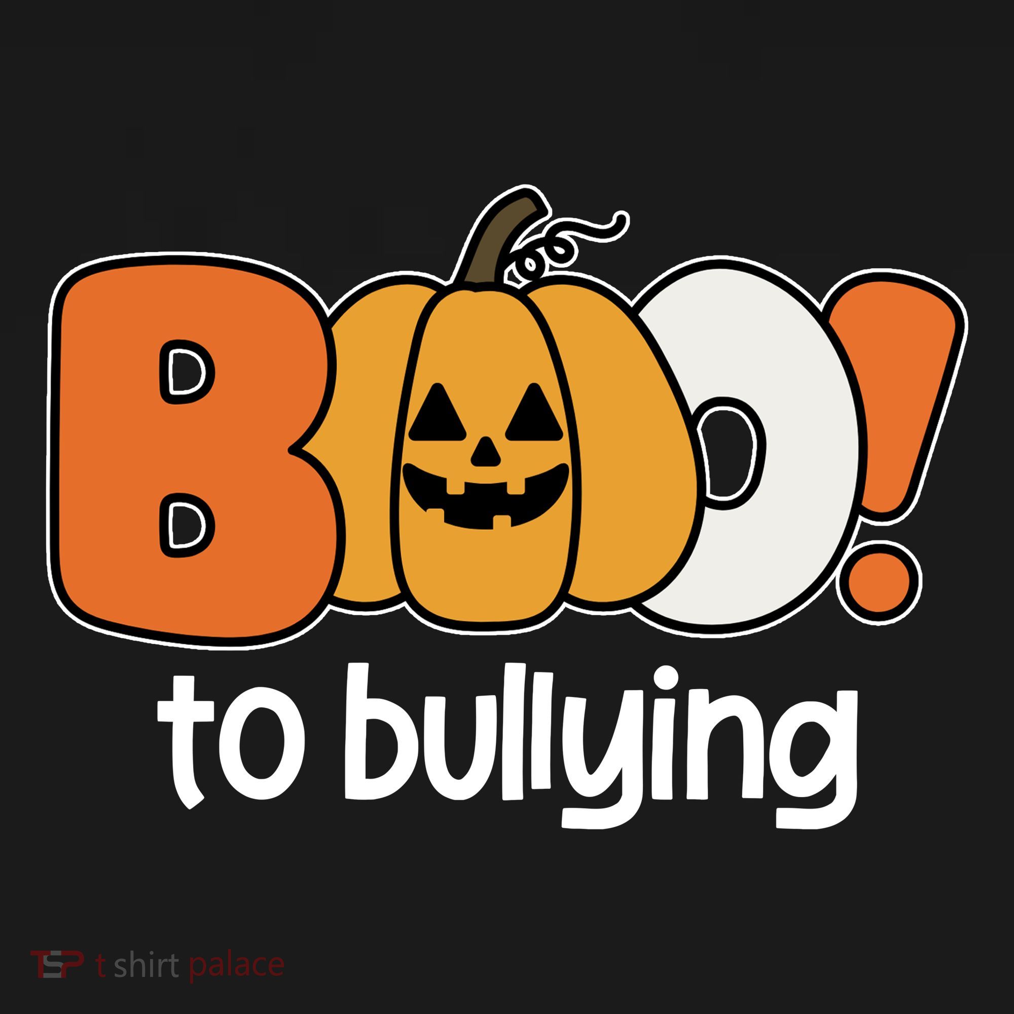 Boo To Bullying Anti Bullying Halloween T-Shirt