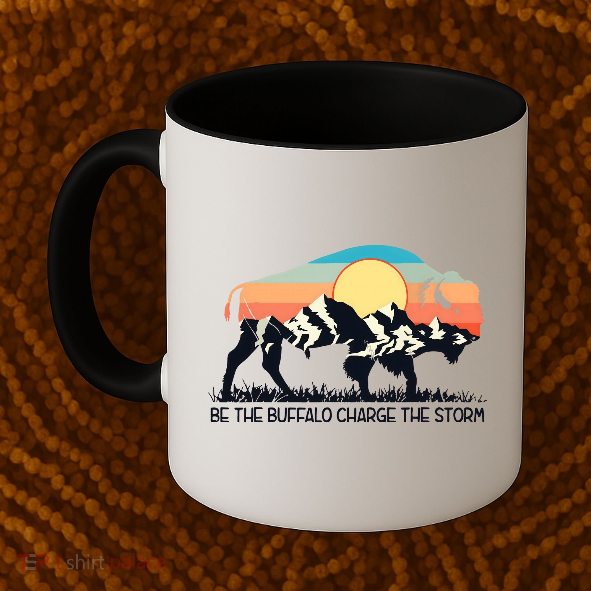 Be The Buffalo Charge The Storm Coffee Mug