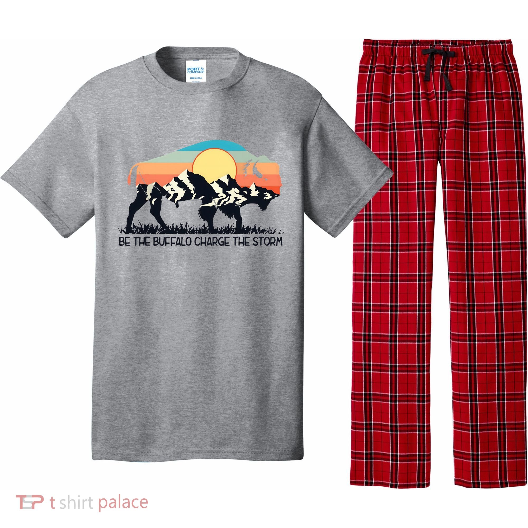 Be The Buffalo Charge The Storm Pajama Set