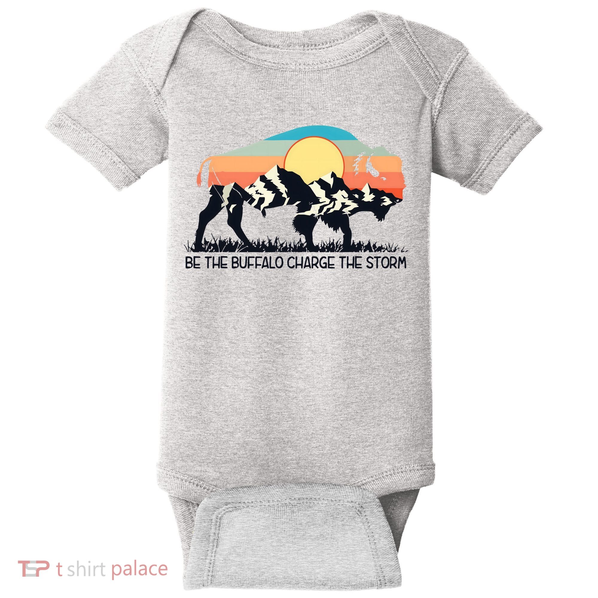 Be The Buffalo Charge The Storm Baby Bodysuit
