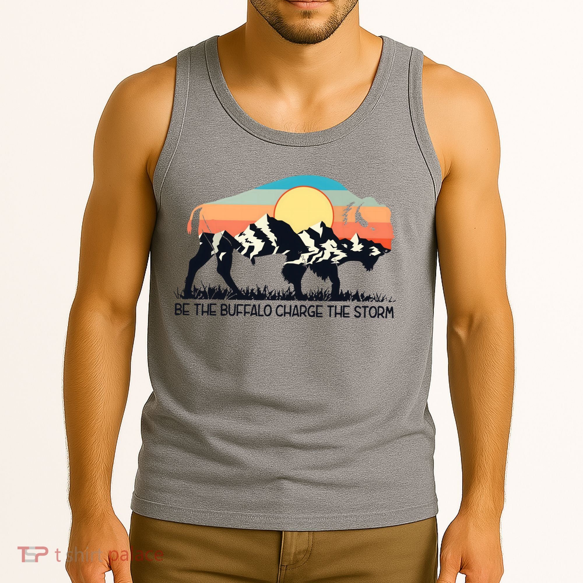 Be The Buffalo Charge The Storm Tank Top