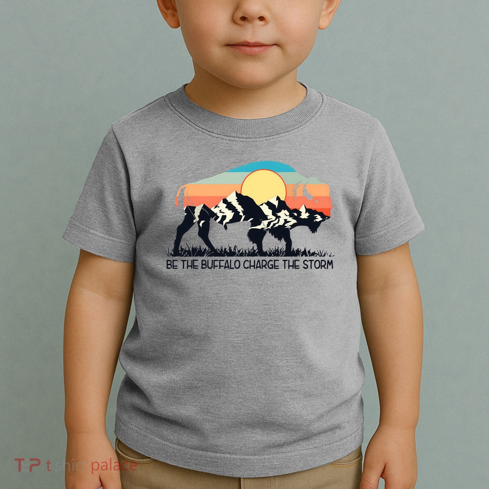 Be The Buffalo Charge The Storm Toddler T-Shirt