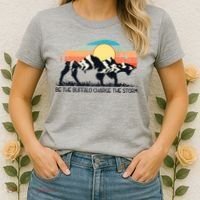 Be The Buffalo Charge The Storm Women's T-Shirt thumb 2