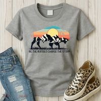 Be The Buffalo Charge The Storm Women's T-Shirt thumb 3