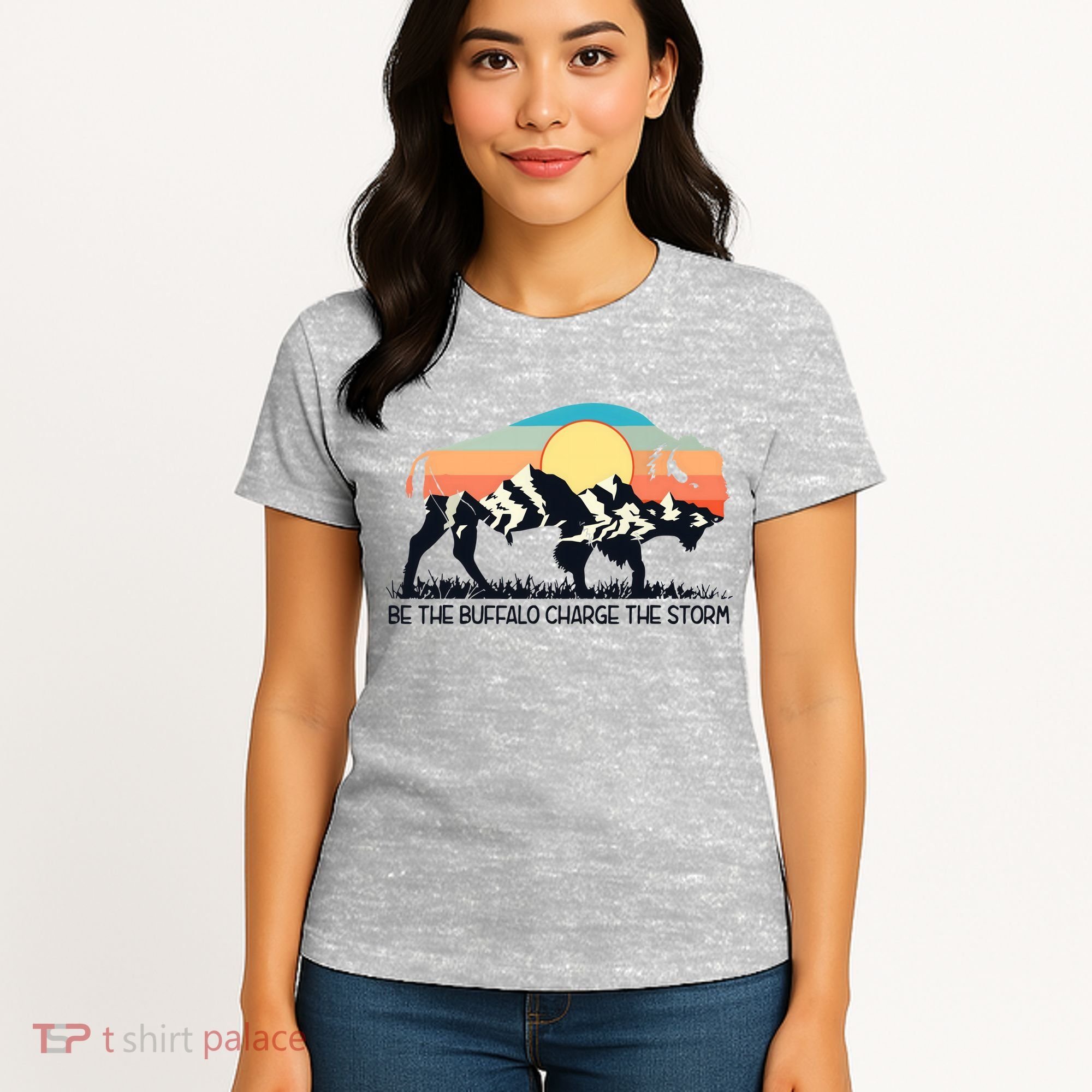 Be The Buffalo Charge The Storm Women's T-Shirt