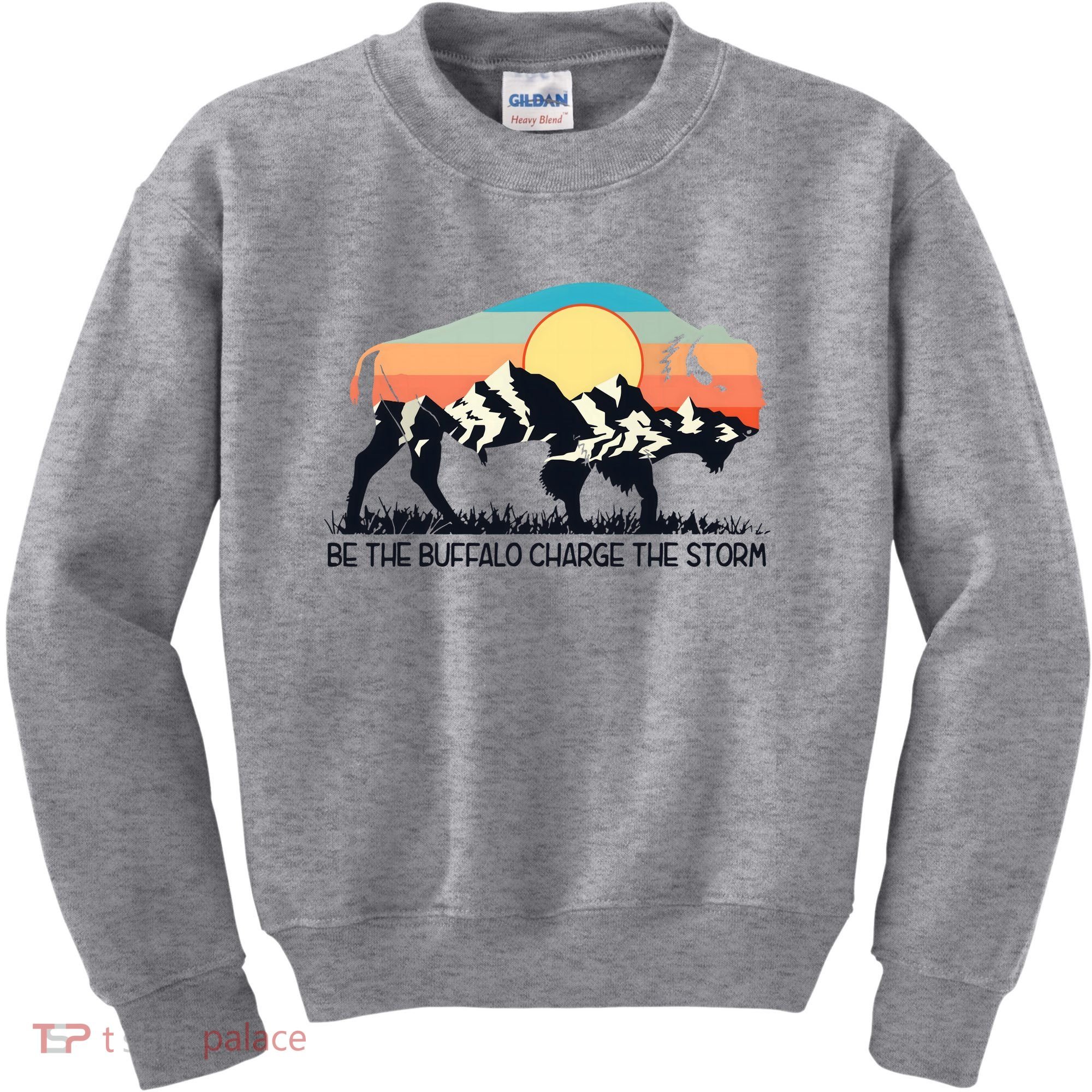 Be The Buffalo Charge The Storm Kids Sweatshirt
