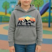 Be The Buffalo Charge The Storm Kids Hoodie thumb 3