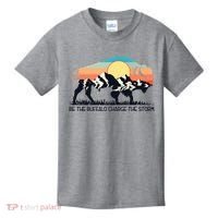 Be The Buffalo Charge The Storm Kids T-Shirt thumb 0