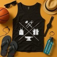 Blacksmithy Tools Blacksmithing Forging Blacksmith Tank Top thumb 4