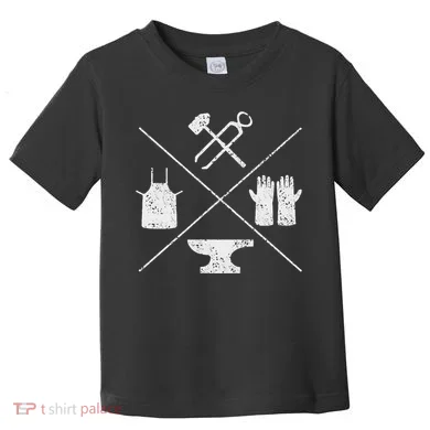 Blacksmithy Tools Blacksmithing Forging Blacksmith Toddler T-Shirt
