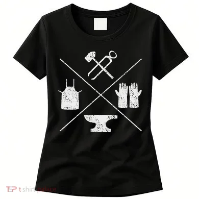 Blacksmithy Tools Blacksmithing Forging Blacksmith Women's T-Shirt
