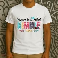 Blessed To Be Called Kimmie Colorful Gifts T-Shirt thumb 3