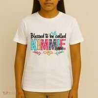 Blessed To Be Called Kimmie Colorful Gifts T-Shirt thumb 4