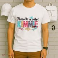 Blessed To Be Called Kimmie Colorful Gifts T-Shirt thumb 6