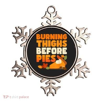 Burning Thighs Before Pies Thanksgiving Turkey Running Trot Ornament