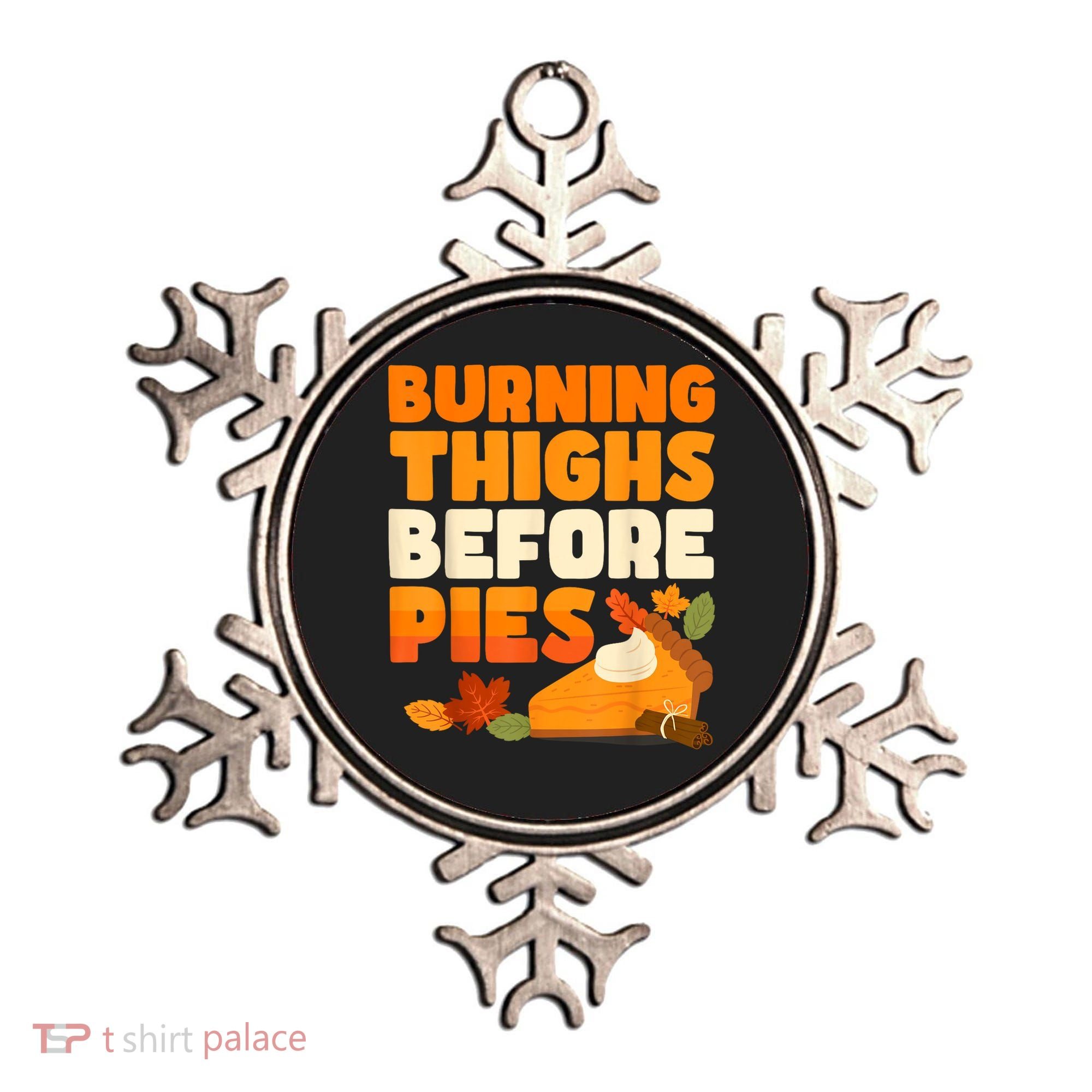 Burning Thighs Before Pies Thanksgiving Turkey Running Trot Ornament