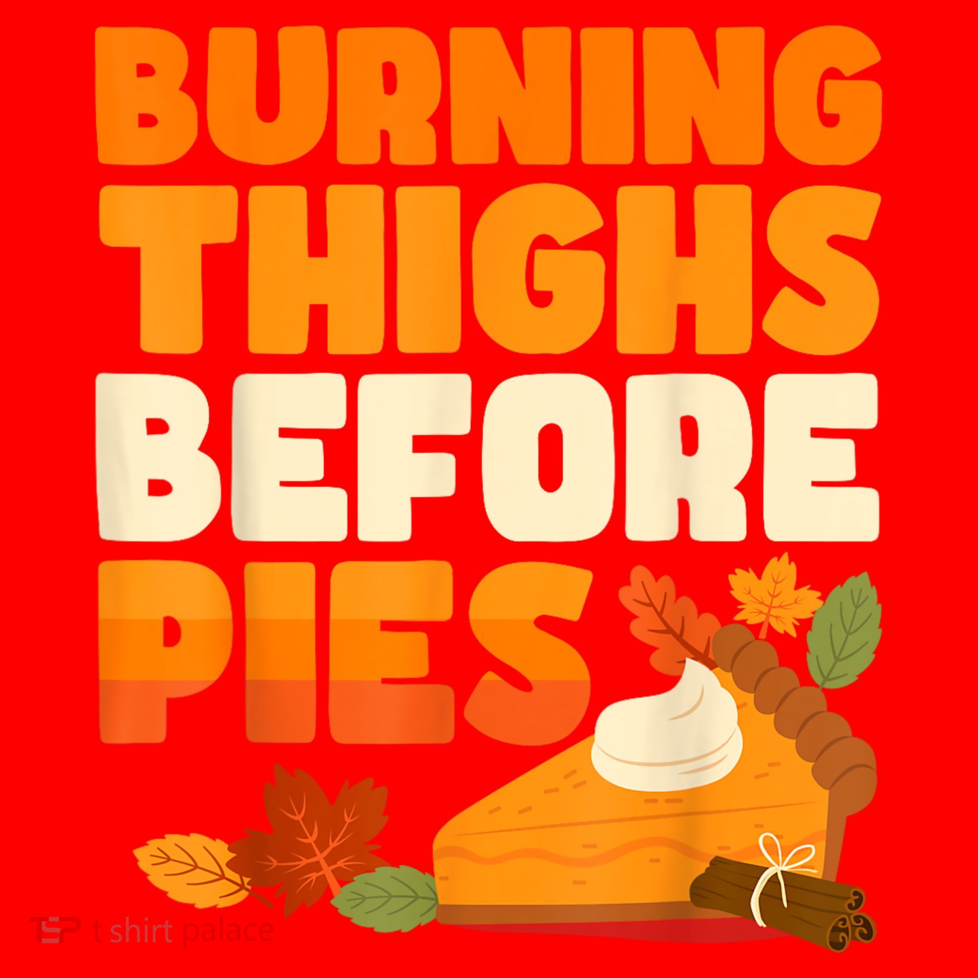 Burning Thighs Before Pies Thanksgiving Turkey Running Trot Santa Hat