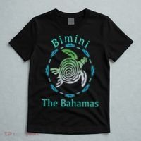 Bimini, The Bahamas Vintage Tribal Turtle Gift T-Shirt thumb 5