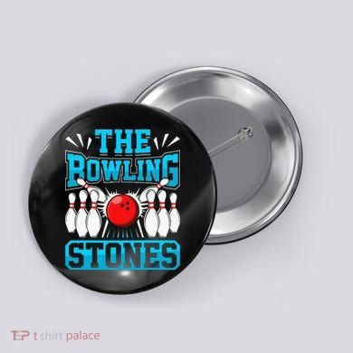 Bowling The Bowling Stones Button