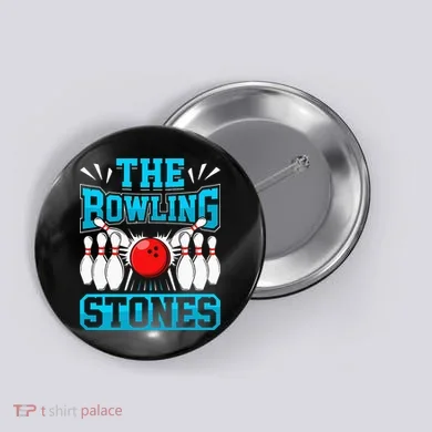 Bowling The Bowling Stones Button