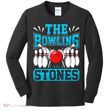 Bowling The Bowling Stones Kids Long Sleeve Shirt