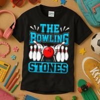 Bowling The Bowling Stones Kids T-Shirt thumb 3