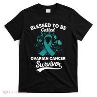 Blessed To Be Called Ovarian Cancer Survivor Awareness Long Sleeve T-Shirt thumb 0