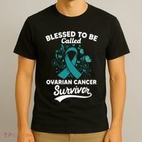 Blessed To Be Called Ovarian Cancer Survivor Awareness Long Sleeve T-Shirt thumb 3