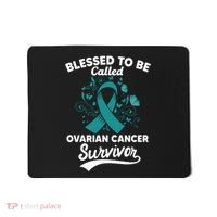 Blessed To Be Called Ovarian Cancer Survivor Awareness Long Sleeve Mousepad thumb 0