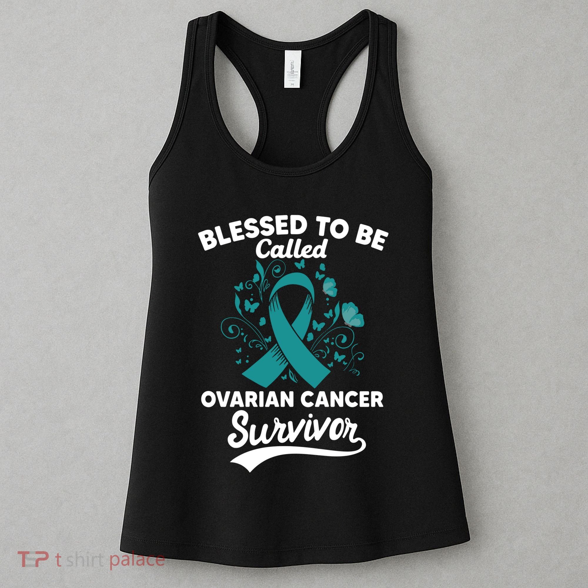 Blessed To Be Called Ovarian Cancer Survivor Awareness Long Sleeve Women's Tank Top