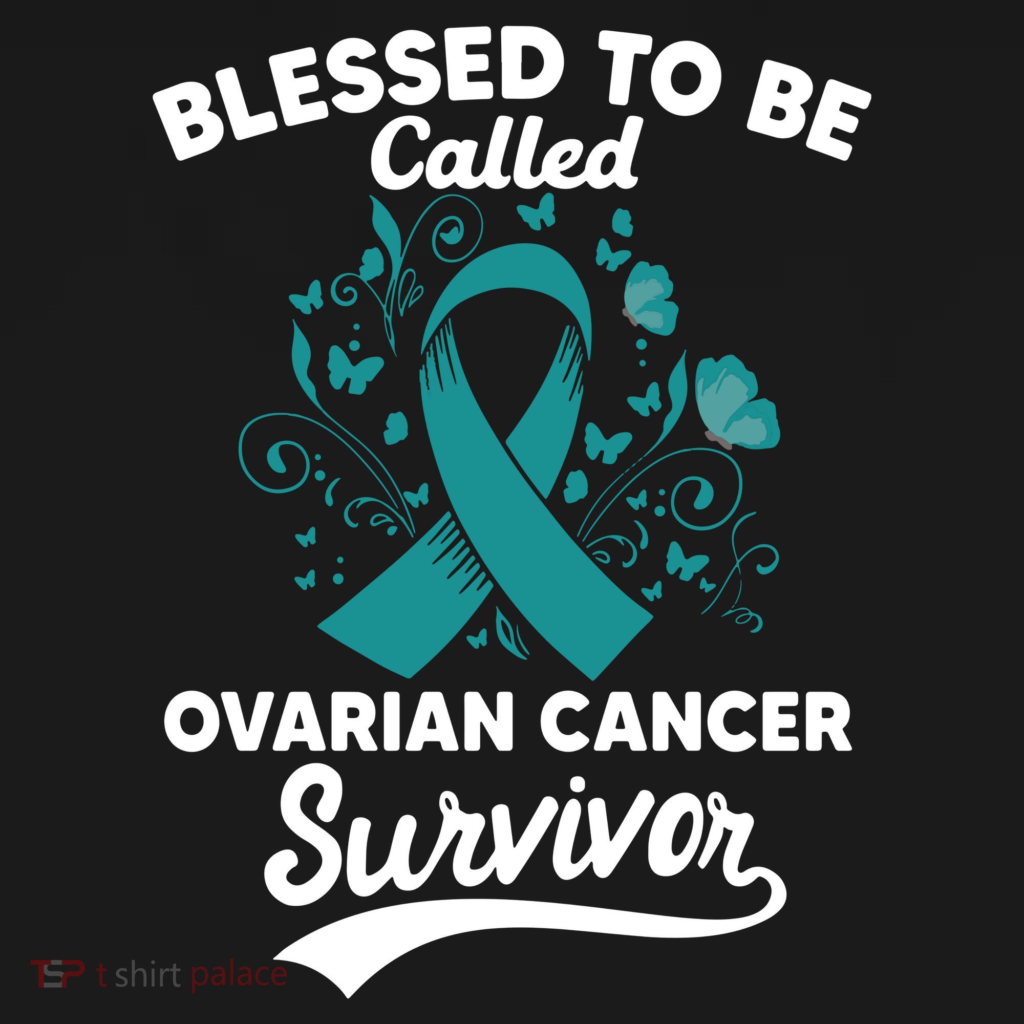 Blessed To Be Called Ovarian Cancer Survivor Awareness Long Sleeve Visor