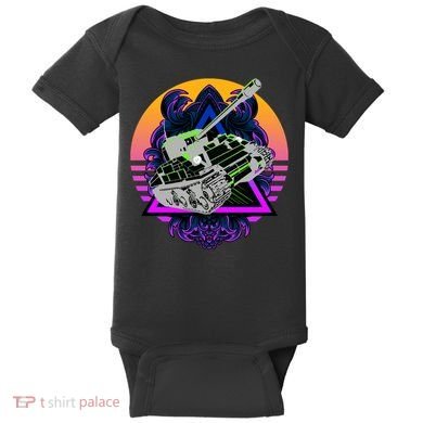 Battle Tank Baby Bodysuit