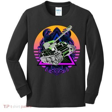 Battle Tank Kids Long Sleeve Shirt