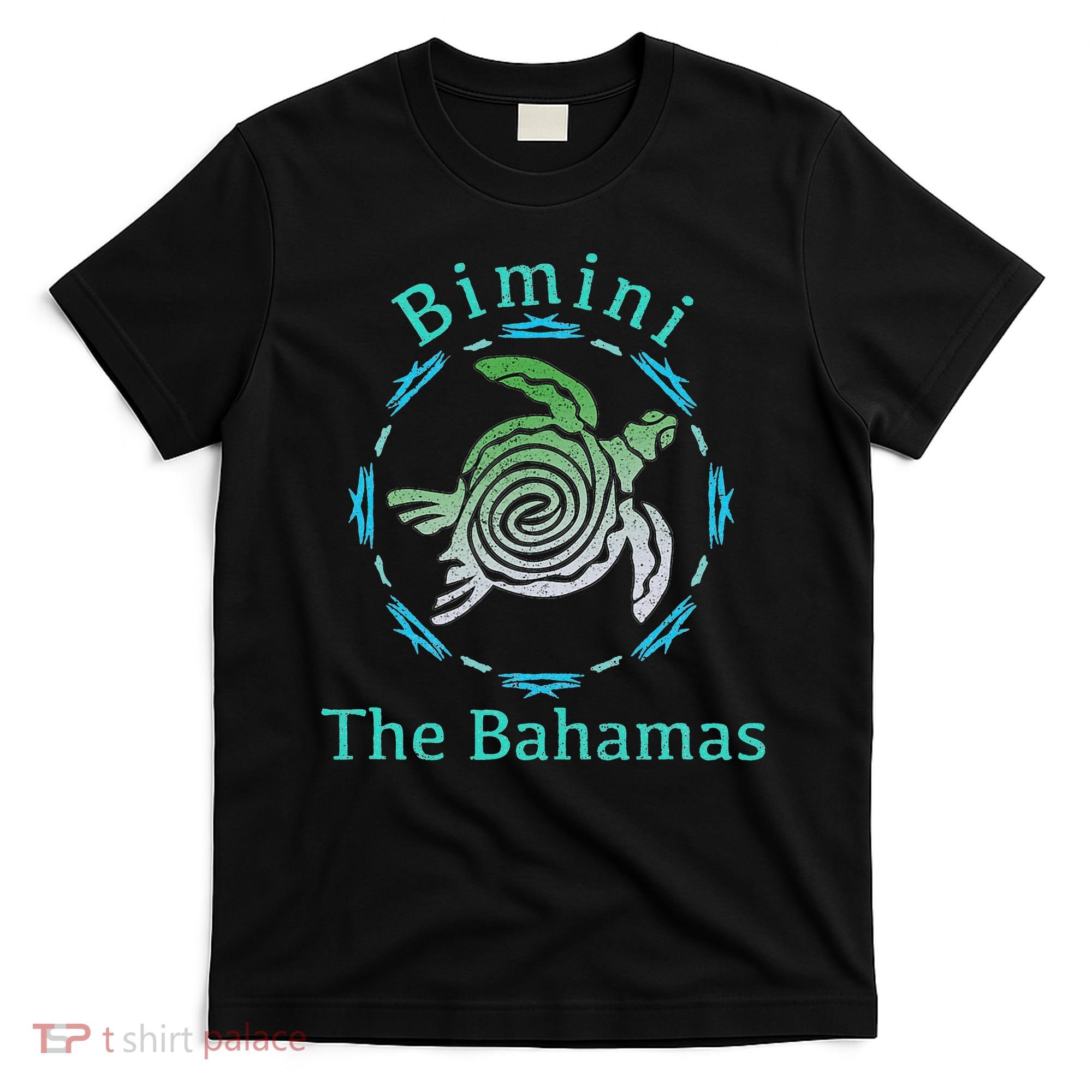 Bimini, The Bahamas Vintage Tribal Turtle Gift T-Shirt
